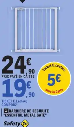 E.Leclerc barriere de securite essential metal gate aanbieding