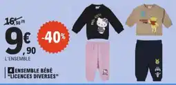 E.Leclerc ensemble bébé aanbieding