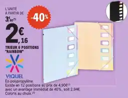 E.Leclerc Trieur 6 positions rainbow aanbieding