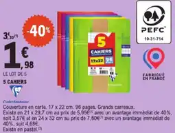 E.Leclerc Cahiers aanbieding