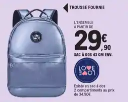 E.Leclerc sac à dos aanbieding