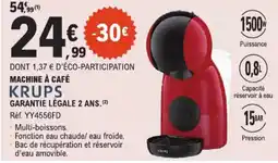 E.Leclerc Machine à café Krups aanbieding