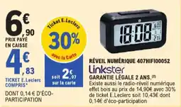 E.Leclerc réveil numérique linkster aanbieding