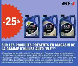 E.Leclerc Huiles auto elf aanbieding