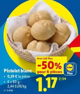 Lidl Pistolet blanc aanbieding
