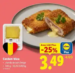 Lidl Cordon-bleu aanbieding