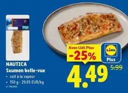Lidl Nautila saumon belle-vue aanbieding