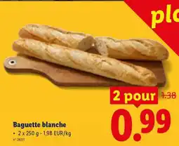 Lidl Baguette blanche aanbieding