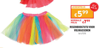 Trafic Regenboogtutu Voor Volwassenen aanbieding