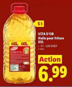 Lidl Vita d'or huile pour friture xxl aanbieding