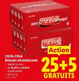 Lidl Coca-cola boisson rafraîchissante aanbieding