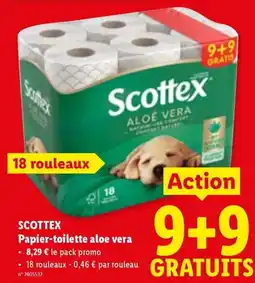 Lidl Scottex papier-toilette aloe vera aanbieding