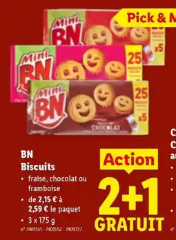 Lidl Bn biscuits aanbieding