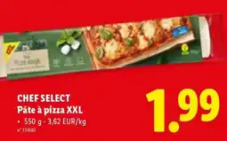 Lidl Chef select pâte à pizza xxl aanbieding