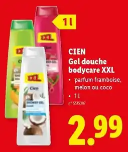 Lidl Cien gel douche bodycare xxl aanbieding