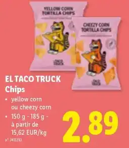 Lidl El taco truck chips aanbieding