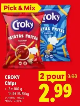 Lidl Croky Chips aanbieding