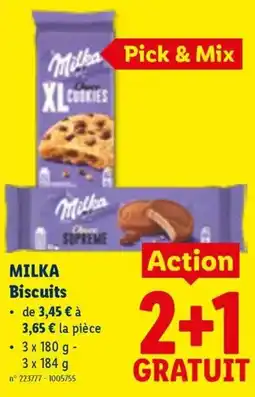 Lidl Milka biscuits aanbieding