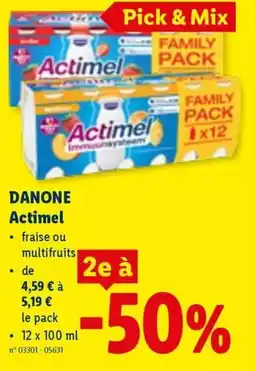 Lidl Actimel aanbieding