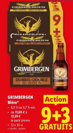 Lidl Grimbergen Bière aanbieding