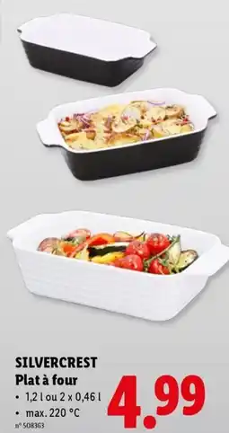 Lidl Silvercrest plat à four aanbieding