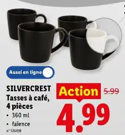 Lidl Silvercrest tasses à café aanbieding