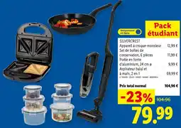 Lidl Pack étudiant aanbieding