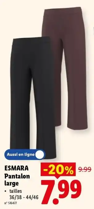 Esmara pantalon large