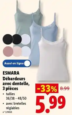 Lidl Débardeurs avec dentelle aanbieding