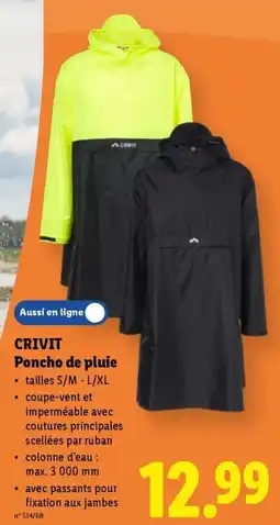 Lidl Poncho de pluie aanbieding