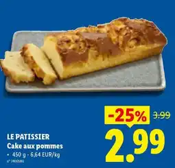 Lidl Cake aux pommes aanbieding