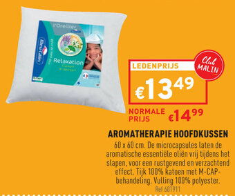 Trafic Aromatherapie Hoofdkussen aanbieding