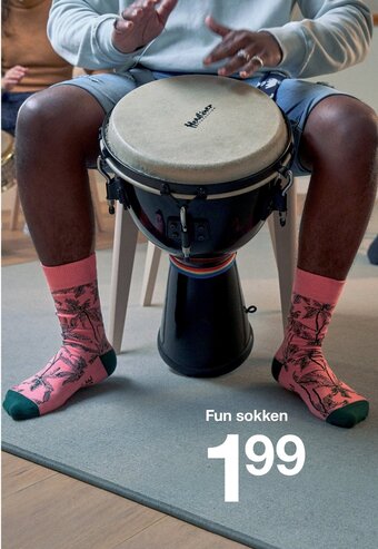 Zeeman Fun sokken aanbieding