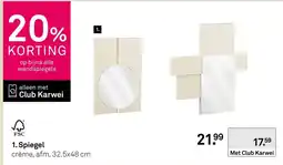 Karwei Spiegel aanbieding