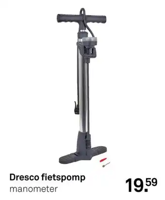 Dresco fietspomp manometer