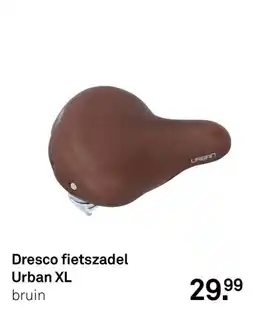 Karwei Dresco fietszadel Urban XL aanbieding