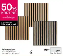 Karwei Lattenwandtegel aanbieding