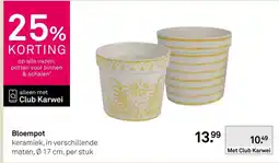 Karwei Bloempot aanbieding