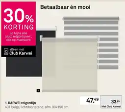 Karwei Karwei rol gordijn aanbieding