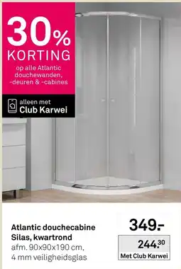 Karwei Atlantic douchecabine Silas aanbieding