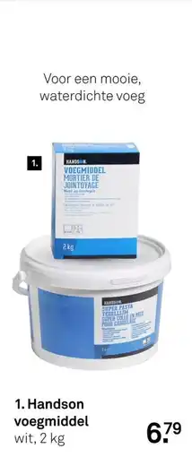 Karwei Handson voegmiddel aanbieding