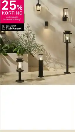 Karwei buitenverlichting aanbieding