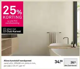 Karwei Allora kunststof wandpaneel aanbieding