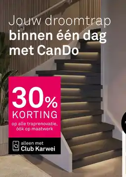 Karwei traprenovatie aanbieding