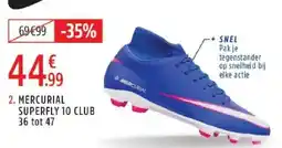 Intersport mercurial superfly 10 club aanbieding
