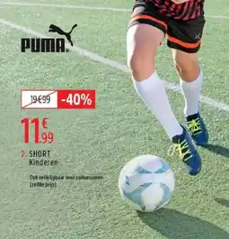 Intersport Short kinderen aanbieding
