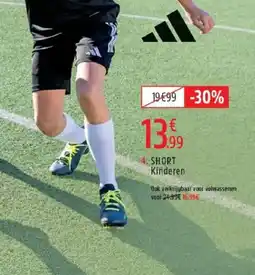 Intersport Short kinderen aanbieding