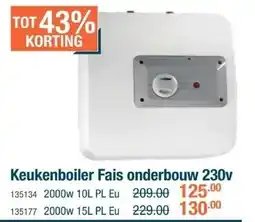 Cevo Keukenboiler Fais onderbouw aanbieding