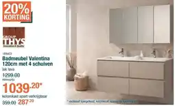 Cevo Badmeubel valentina aanbieding