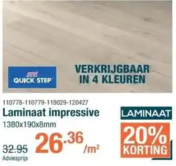 Cevo Laminaat impressive aanbieding